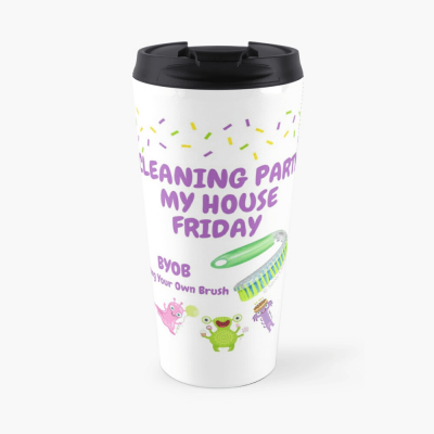 Cleaning Party, Savvy Cleaner Funny Cleaning Gifts, Cleaning Travel Mug