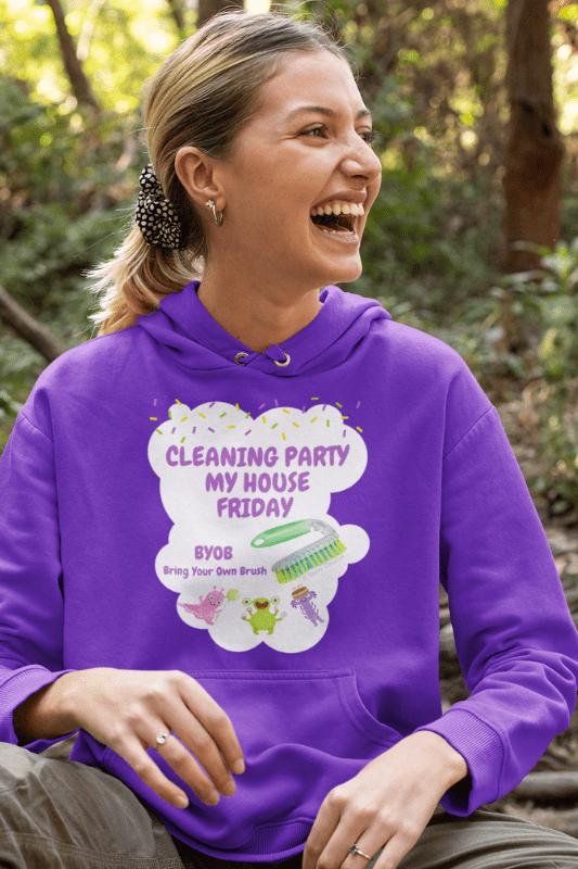 Cleaning Party, Savvy Cleaner Funny Cleaning Shirts, Hoodie