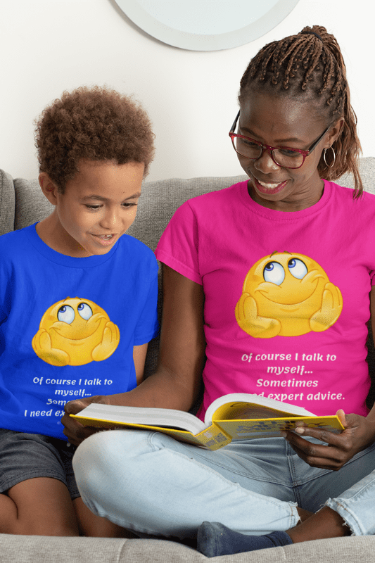 I Talk to My Self, Savvy Cleaner Funny Cleaning Shirts, Kids T-shirt