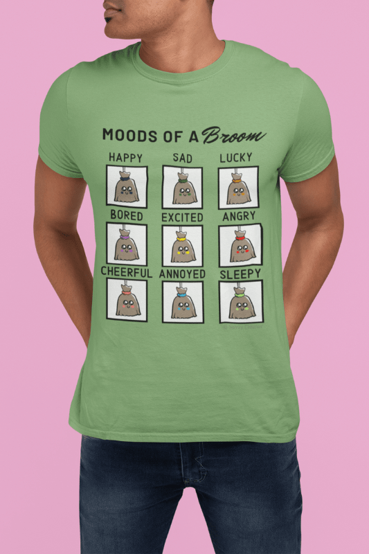 Moods of a Broom, Savvy Cleaner Funny Cleaner Shirts, Men's Premium Tee