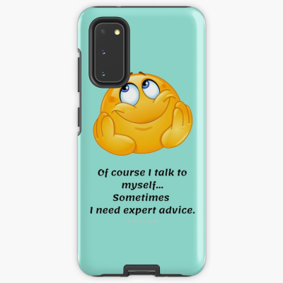 Of Course I Talk To Myself, Savvy Cleaner Funny Cleaning Gifts, Cleaning Samsung Galaxy Phone Case