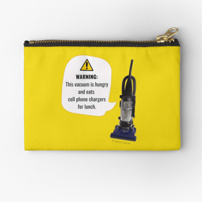 This Vacuum is Hungry, Savvy Cleaner Funny Cleaning Gifts, Cleaning Zipper Bag