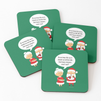 House Cleaners Aren't Real, Savvy Cleaner Funny Cleaning Gifts Cleaning Coasters