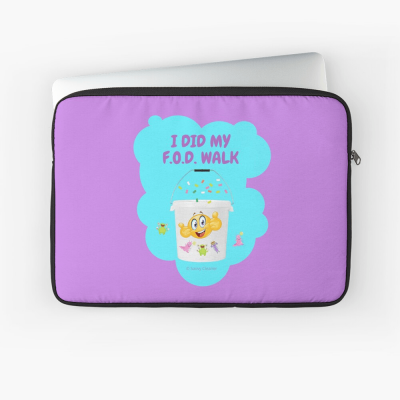 I Did My F.O.D. Walk, Savvy Cleaner Funny Cleaning Gifts, Cleaning Laptop Sleeve