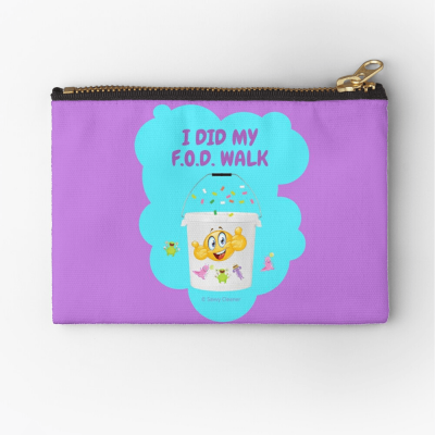 I Did My F.O.D. Walk, Savvy Cleaner Funny Cleaning Gifts, Cleaning Zipper Bag