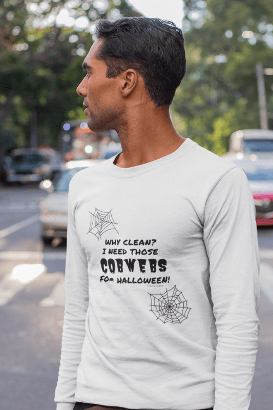 I Need Those Cobwebs, Savvy Cleaner Funny Cleaning Shirts, Premium Long Sleeve T-Shirt