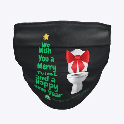 Merry Toilet, Savvy Cleaner Funny Cleaning Gifts, Cleaning Cloth Face Mask