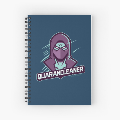 Quarancleaner, Savvy Cleaner Funny Cleaning Gifts, Cleaning Spiral Notepad