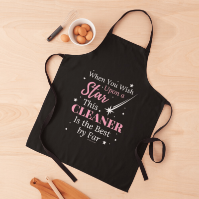 Upon A Star, Savvy Cleaner Funny Cleaning Gifts, Cleaning Apron