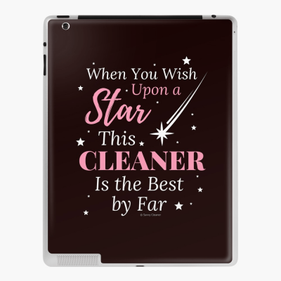 Upon A Star, Savvy Cleaner Funny Cleaning Gifts, Cleaning Ipad Case