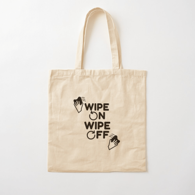 Wipe On Wipe Off, Savvy Cleaner Funny Cleaning Gifts, Cleaning Cotton Tote Bag