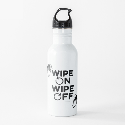 Wipe On Wipe Off, Savvy Cleaner Funny Cleaning Gifts, Cleaning Water Bottle