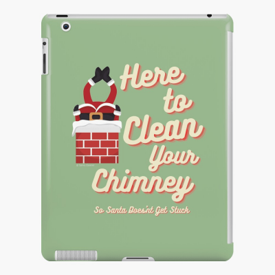 Clean Your Chimney, Savvy Cleaner, Funny Cleaning Gifts, Cleaning Ipad Case