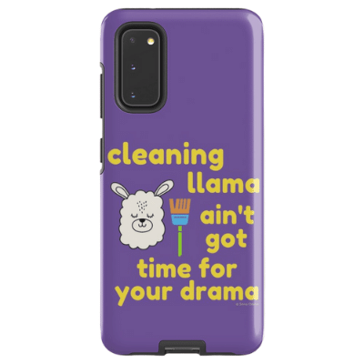 Cleaning Llama Savvy Cleaner Funny Cleaning Gifts Samsung Case