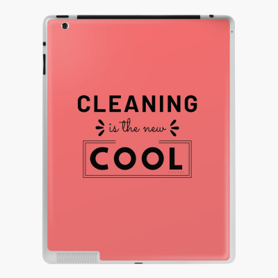 Cleaning is the New Cool, Savvy Cleaner Funny Cleaning Gifts, Cleaning Ipad Case