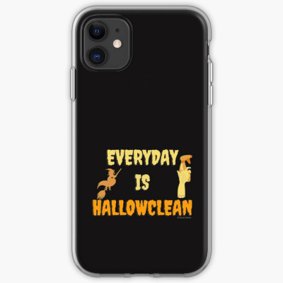 Every Day is Hallowclean, Savvy Cleaner Funny Cleaning Gifts, Cleaning Iphone Case
