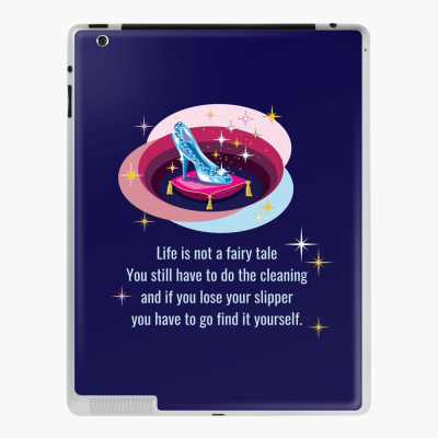 Glass Slipper, Savvy Cleaner Funny Cleaning Gifts, Cleaning Ipad case