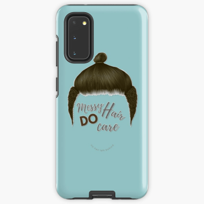 Messy Hair Do Care, Savvy Cleaner Funny Cleaning Gifts, Cleaning Samsung Galaxy Phone Case