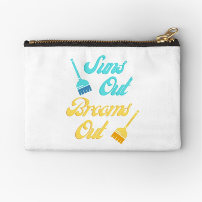 Suns Out Brooms Out, Savvy Cleaner Funny Cleaning Gifts, Cleaning Zipper Bag