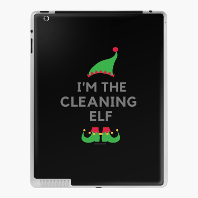 The Cleaning Elf, Savvy Cleaner Funny Cleaning Gifts, Cleaning Ipad Case