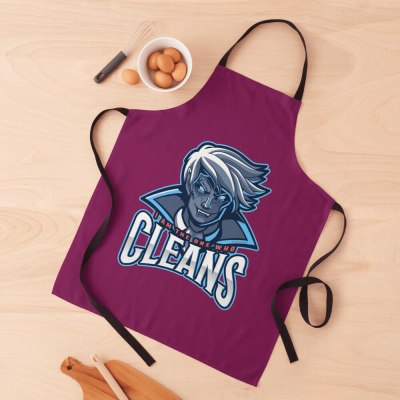 The One Who Cleans, Savvy Cleaner Funny Cleaning Gifts, Cleaning Apron