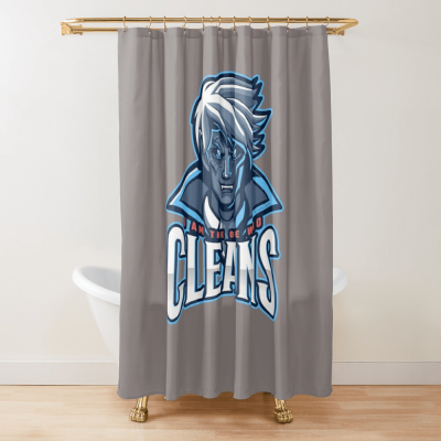 The One Who Cleans, Savvy Cleaner Funny Cleaning Gifts, Cleaning Shower Curtain