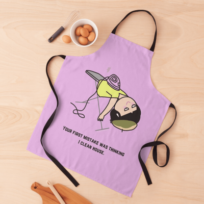 Thinking I Clean House, Savvy Cleaner Funny Cleaning Gifts, Cleaning Apron