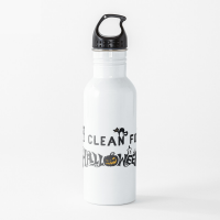 Clean for Halloween, Savvy Cleaner, Funny Cleaning Gifts, Cleaning Water Bottle