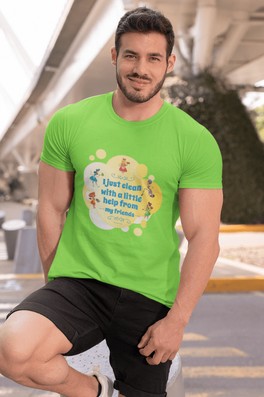 Help from My Friends Savvy Cleaner Funny Cleaning Shirts Classic T-Shirt