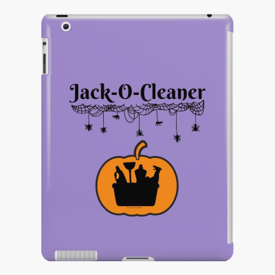 Jack-O-Cleaner, Savvy Cleaner Funny Cleaning Gifts, Cleaning Ipad Case