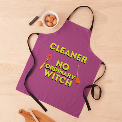 No Ordinary Witch, Savvy Cleaner Funny Cleaning Gifts, Cleaning Apron