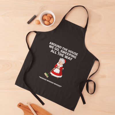 Sweeping All the Way, Savvy Cleaner Funny Cleaning Gifts, Cleaning Apron