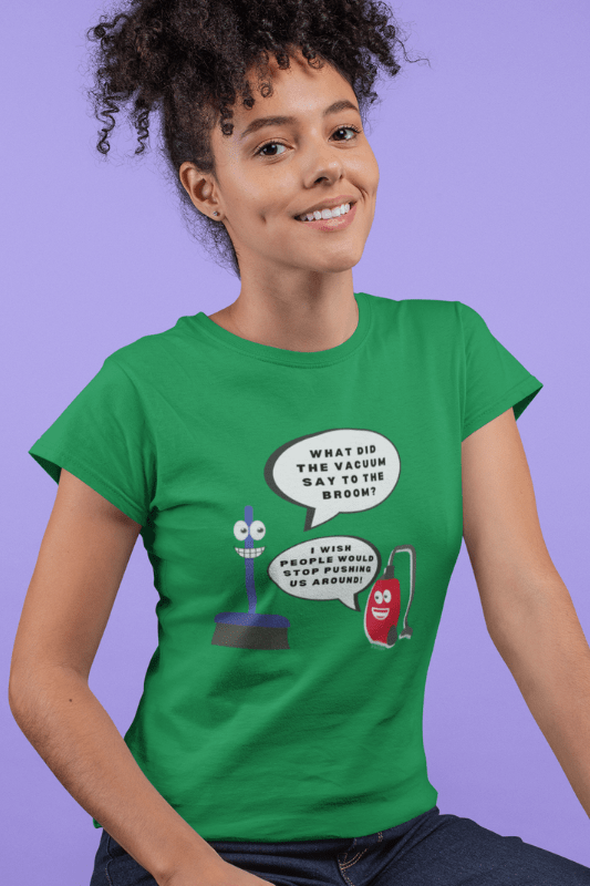 Vacuum Joke Savvy Cleaner Funny Cleaning Shirts Premium T-Shirt