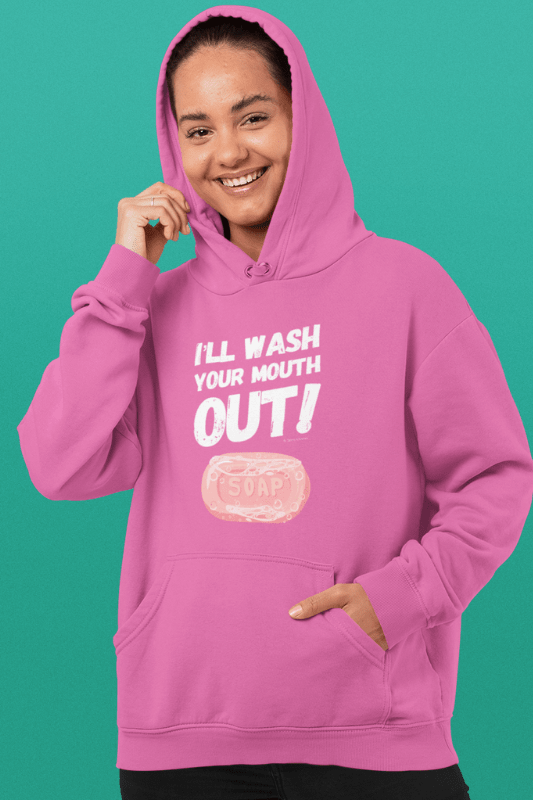 Wash Your Mouth Out Savvy Cleaner Funny Cleaning Shirt Classic Pullover Hoodie