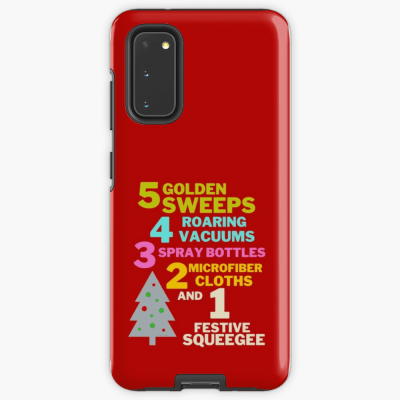 1 Festive Squeegee Savvy Cleaner Funny Cleaning Gifts Samsung Phone Case