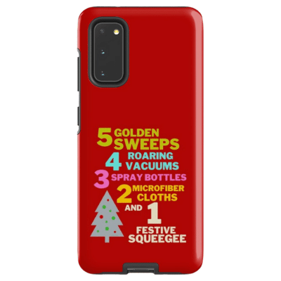 1 Festive Squeegee Savvy Cleaner Funny Cleaning Gifts Samsung Phone