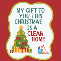 218 My Gift to You Savvy Cleaner Funny Cleaning Shirts