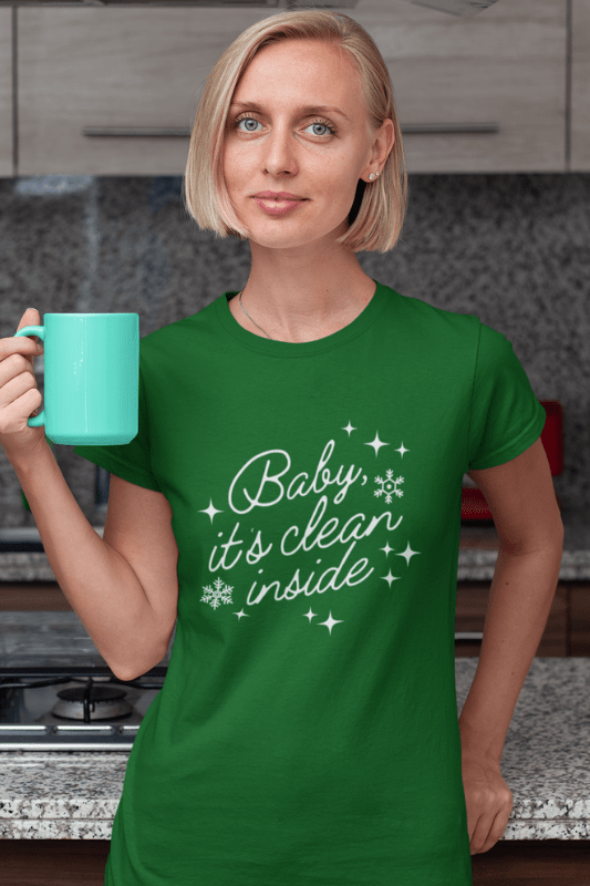 Baby It's Clean Inside Savvy Cleaner Funny Cleaning Shirts Women's Classic T-Shirt