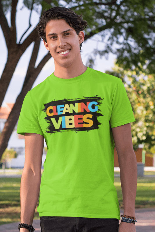 Cleaning Vibes Savvy Cleaner Funny Cleaning Shirts Classic T-Shirt