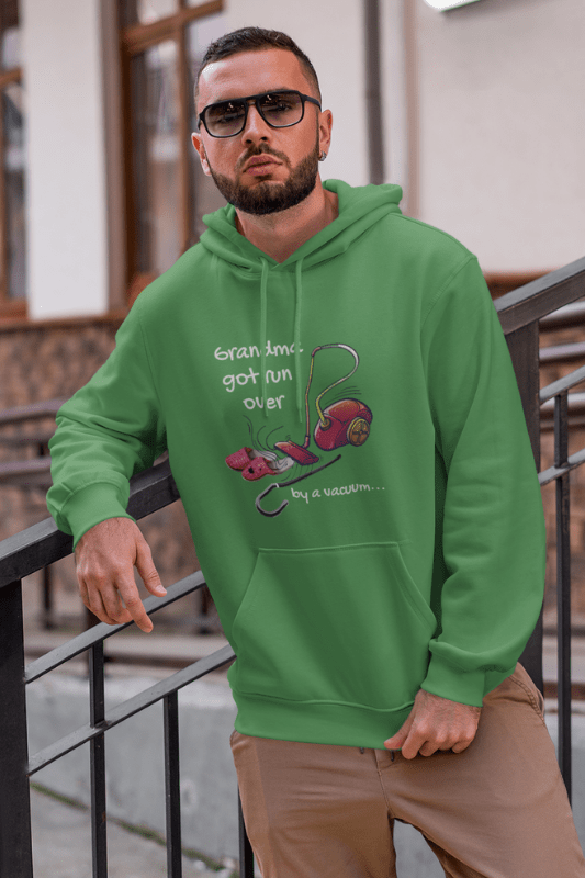 Grandma Got Run Over Savvy Cleaner Funny Cleaning Shirts Pullover Hoodie