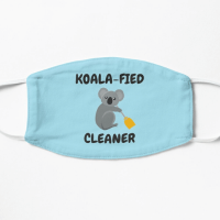 Koalafied Cleaner Savvy Cleaner Funny Cleaning Gifts Face Mask
