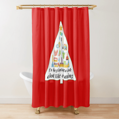 Look A Lot Like Cleaning Savvy Cleaner Funny Cleaning Gifts Shower Curtain