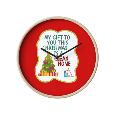 My Gift To You Savvy Cleaner Funny Cleaning Gifts Clock 2