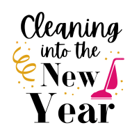 228 Cleaning Into the New Year Savvy Cleaner Funny Cleaning Shirts