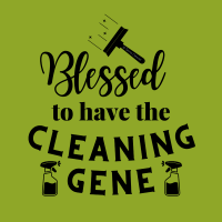 254 The Cleaning Gene Savvy Cleaner Funny Cleaning Shirts B