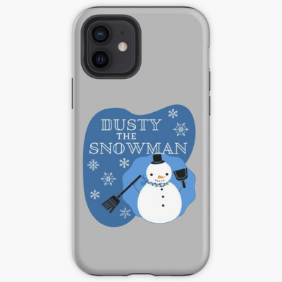 Dusty The Snowman Savvy Cleaner Funny Cleaning Gifts Iphone Case