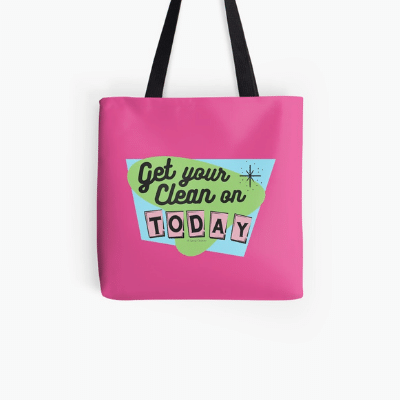 Get Your Clean On Savvy Cleaner Funny Cleaning Gifts All Over Print Tote Bag
