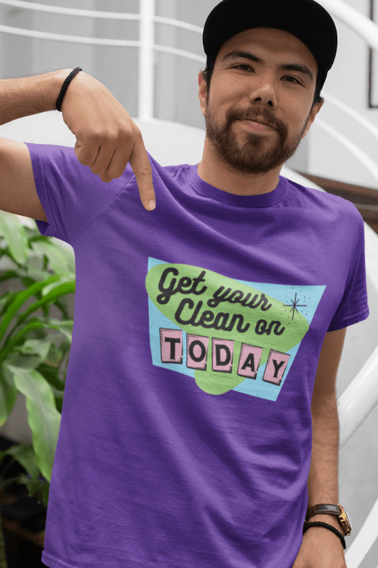 Get Your Clean On Savvy Cleaner Funny Cleaning Shirts Premium T-Shirt
