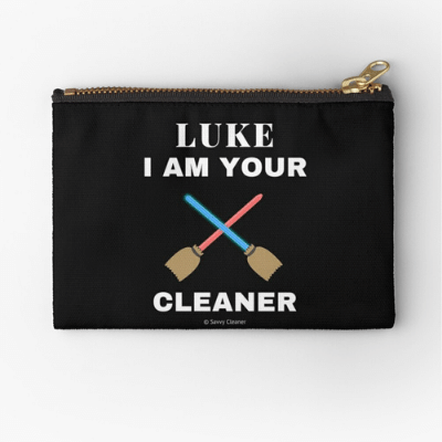 Luke I Am Your Cleaner Savvy Cleaner Funny Cleaning Gifts Zipper Pouch