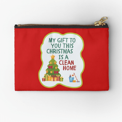 My Gift to You This Christmas Savvy Cleaner Funny Cleaning Gifts Zipper Bag